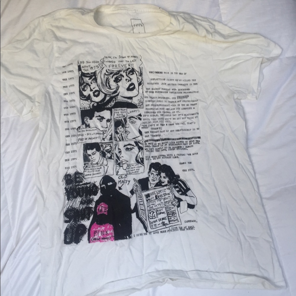 The 1975 Newspaper T Shirt